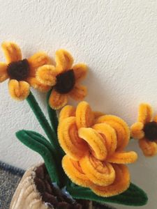 Handmade Pipe Cleaner Flower Pot