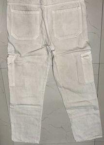 Cream Cargo Pants