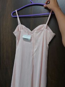 Light Pink Sweetheart Neckline Dress