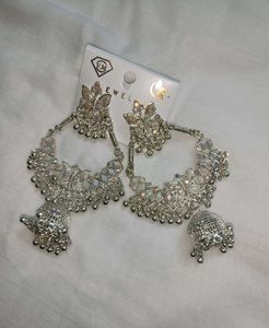 Stunning Oxidized Jhumka Earrings