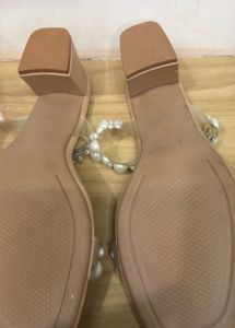 Pearl Embellished Slides