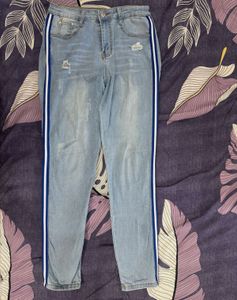 Light Wash Distressed Jeans