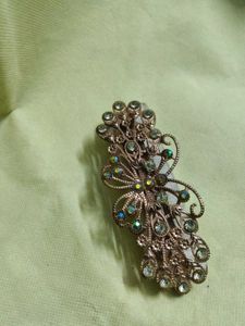 Vintage Rhinestone Butterfly HairClip