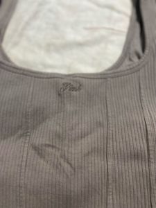 Ribbed Corset Tank Top
