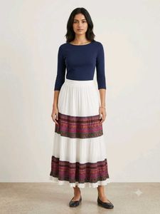 Bohemian Tiered Maxi Skirt