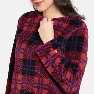 Zivame Cozy Plaid Pajama Set