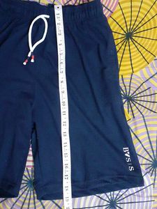 Unisex Navy Blue Bermuda Shorts