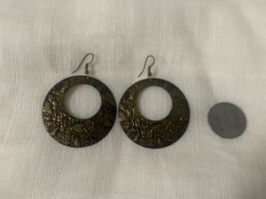 Boho Dangle Earrings With Floral Pattern