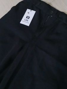 Classic Formal Black Trousers for Women High Wai