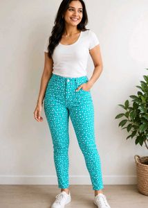 Star Design Print Pants jio size28-30
