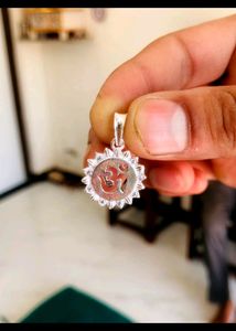 Om Pandent Pure Silver