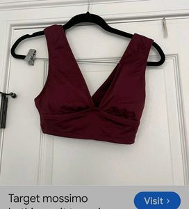 Stylish Maroon Bikini Top