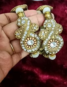 Vintage Gold & Crystal Bangles