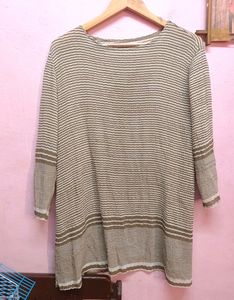 Sheer Textured Dress/Top/Kurti (Women's)