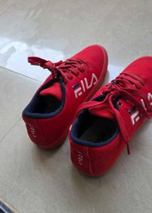 Red Fila Sneakers