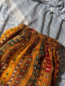 Navratri Bohemian Print Ethnic Skirt
