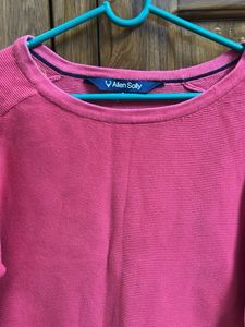 Pink Crew Neck Sweater