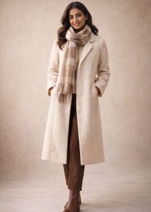 Elegant Wool Blend Coat