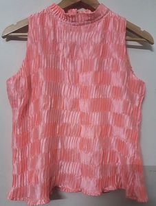 Bright Pink Party Wear Top