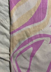 New Pink Patterned Midi Dress