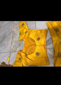 Gorgeous Yellow Lehenga Choli Set