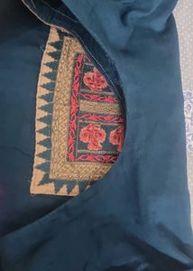 Elegant Teal Embroidered Kurta Set