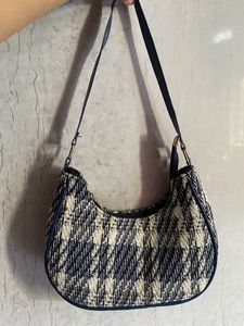 Plaid Box Shoulder Bag