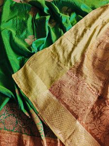 Pure Mulberry Silk Kattam Banarasi