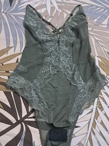 Lace Trim Bodysuit