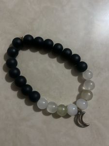 Celestial Moon Beaded Bracelet
