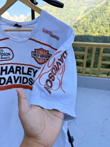 vintage Harley-Davidson White T-Shirt