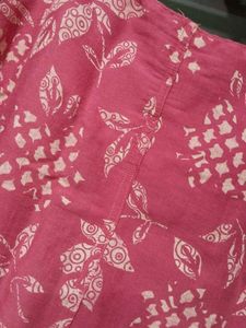 Beautiful Pink Printed Kurta
