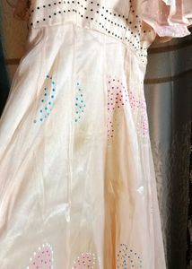 PEACH COLOUR GOWN