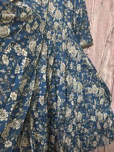 Floral Print Kurta Dress