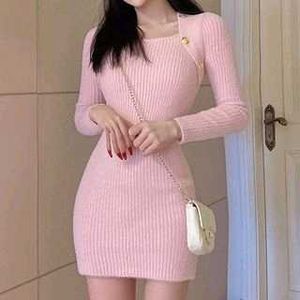 furry Pink Dress