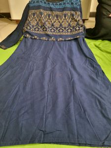 in coins now Navy Blue Kurti