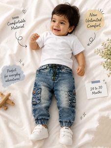 Baby Boys Cargo Jeans