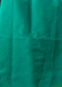 Elegant Teal Saree with Peacock Motif
