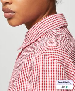 Red Gingham Mini Dress