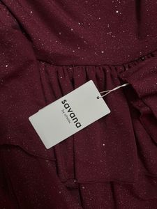 Sparkly Strapless Tiered Mini Dress