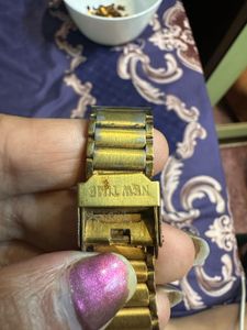 Luxury  NEWTIME Gold Plated Unisex Watch