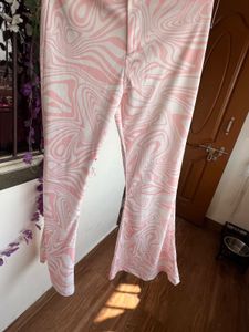 Pink Swirl Print Pants