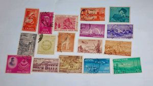RARE 1950s-70s INDIAN POSTAGE STAMPS