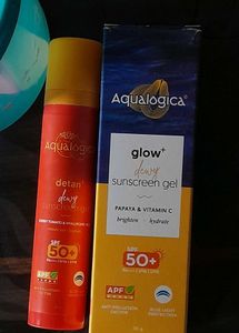 Aqualogica Glow Dewy Sunscreen Gel SPF 50+