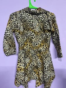 Beautiful Elegant Animal Print Top