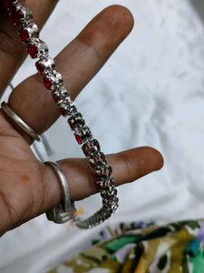 AD Ruby Sleek Necklace