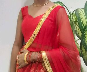 Elegant Red lahenga