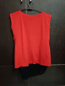 Cute Summer No Sleeve Top       Length= 26in.      Chest =32in