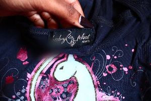 RARE FIND Vintage baby phat black top