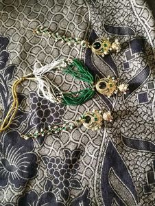 Stunning Kundan &amp; Pearl Necklace Set